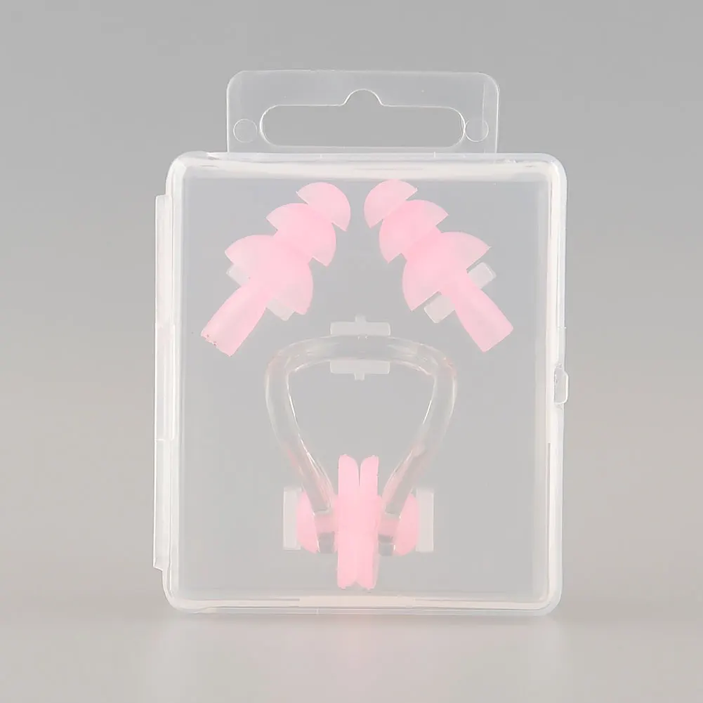 Ear Plug Swimming Swimming Workouts Silicone Nose Clip 2PCS Soft Case Outdoor Sporting Goods. Colors Hotsale Earplug