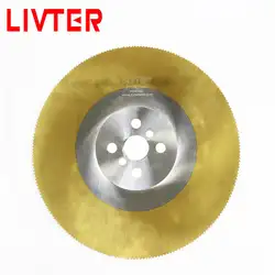 Высокая эффективность W5 M2 DmO5 материал Радужное покрытие дисковая пила для резки металла