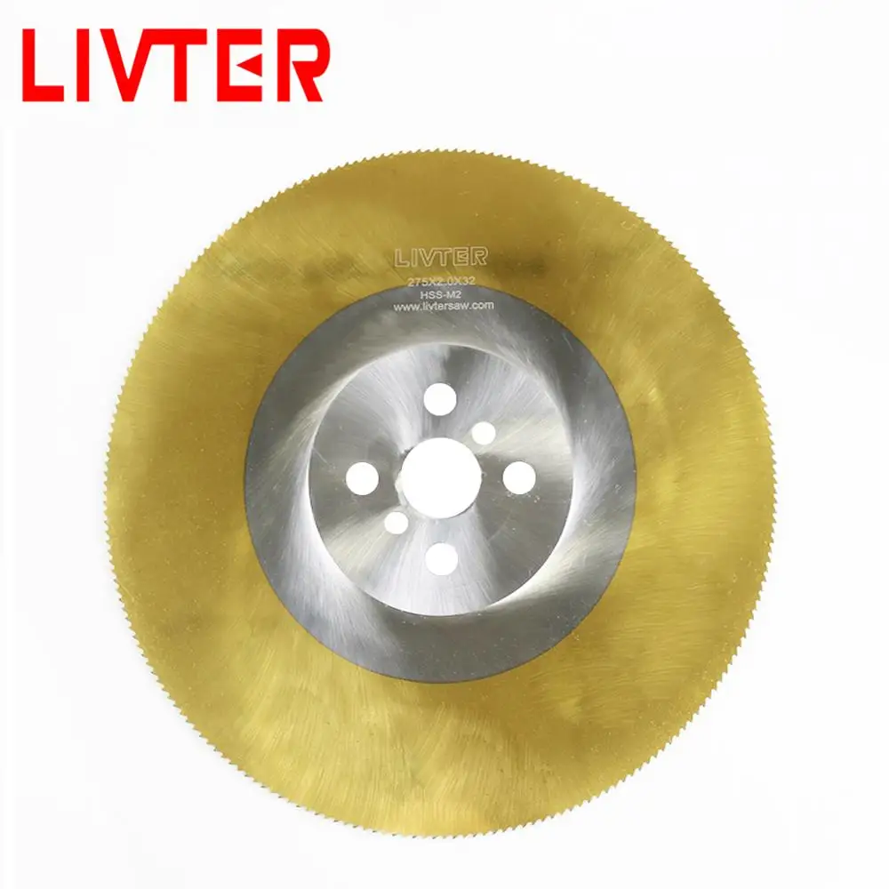 

High efficency W5 M2 DmO5 material rainbow coating cold saw blade for metal cut