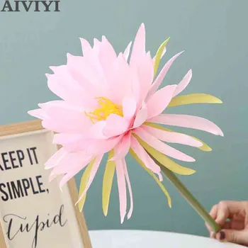 

High quality epiphyllum DIY silk artificial flower Valentine's Day romantic bouquet wedding living room home decorative flower