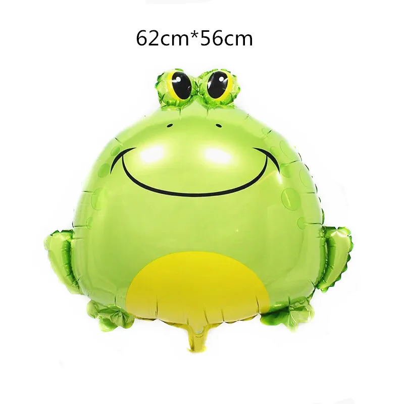 Большие воздушные шарики в виде животных Бабочка фольга майларовые шарики для свадебного украшения детей день рождения классические надувные игрушки вечерние принадлежности - Цвет: large frog