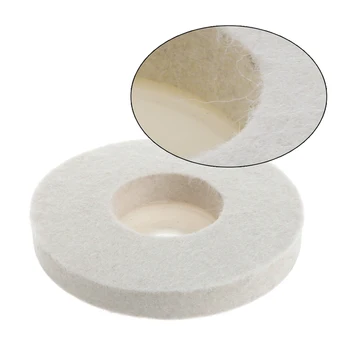 

4 Inch Round Polishing Wheel Dia 100mm Felt Polishers Pad Cloth Buffing Wheels