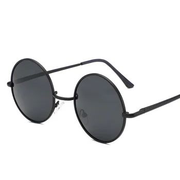 

2020 New Round Metal Frame Sunglasses Men Women Polarized Vintage Brand Designer Circle Sunglasses UV400