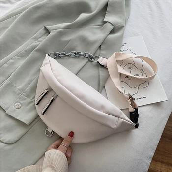 

Casual Waist Bag Casual Women Chest Bag Fashion Shoulder Bags Female Soft Leather Belt Bags Female Bolso Sac A Main