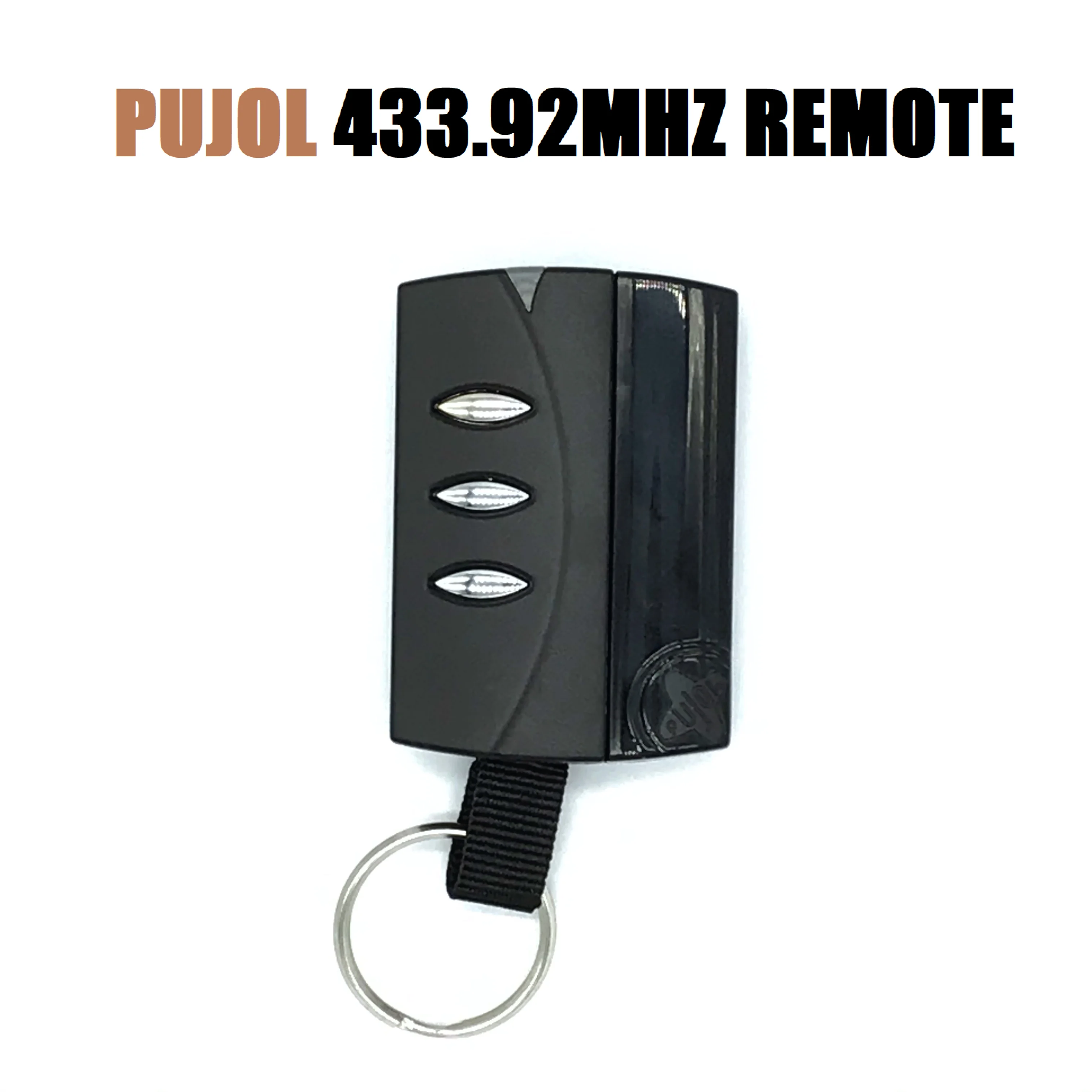 Pujol Vario Black Remote Control 433.92mhz 1Pack Not Compatible With PUJOL VARIO P215 (yellow side cover) and MARTE (Red) | Безопасность