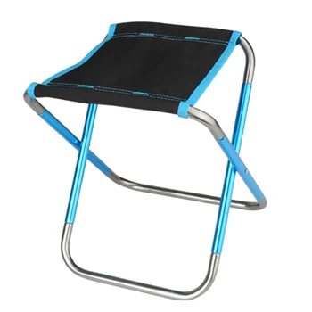 

Outdoor Stool Portable Chair Art Student Folding Chair Maza Aluminum Bench