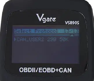 Автоматический считыватель кодов DTCS диагностический инструмент Vgate VS890 VS890S адаптеры для бортовой диагностики, версия II сканер VS890S OBDII/EOBD+ CAN