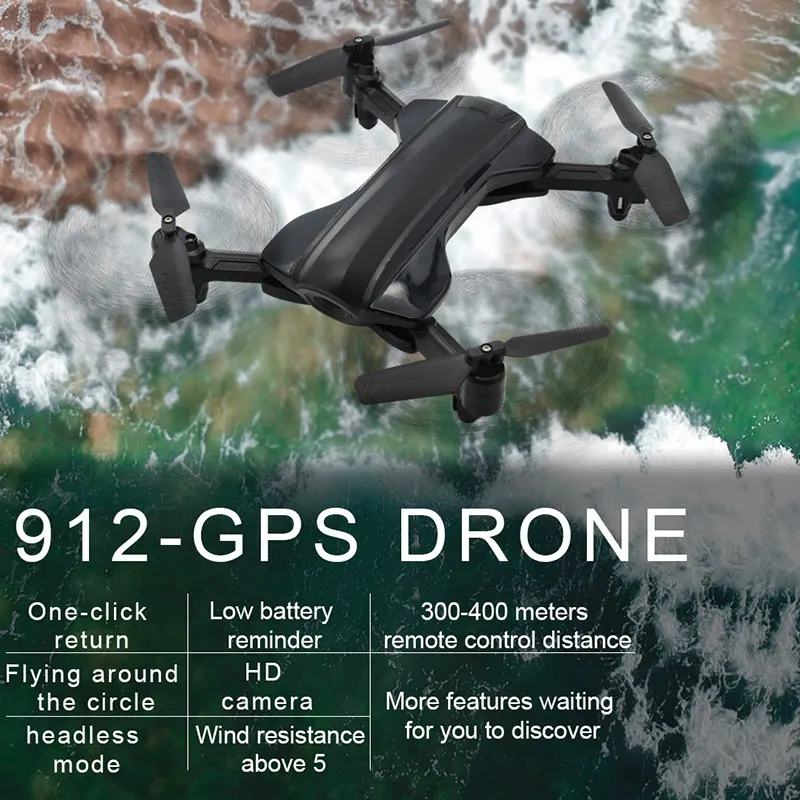 SMRC-912 Радиоуправляемый Дрон GPS вертолет Квадрокоптер с камерой HD 1080P 5G FPV Дрон Радиоуправляемый вертолет умный гоночный Дрон игрушки Дрон