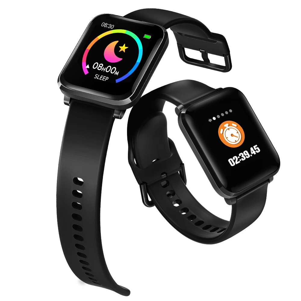  BlitzWolf BW-HL1 Smart Watch Wristband IPS Big Screen 8 Sports Mode IP68 Waterproof Display HR Bloo - 4000145397905