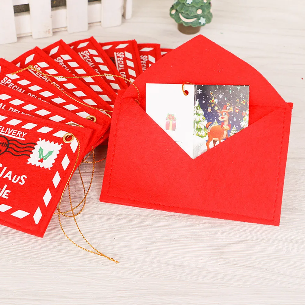 501 Рождественский конверт поздравительная открытка Конфета мешок подарок орнамент Санта Клаус письмо новое украшение подарок