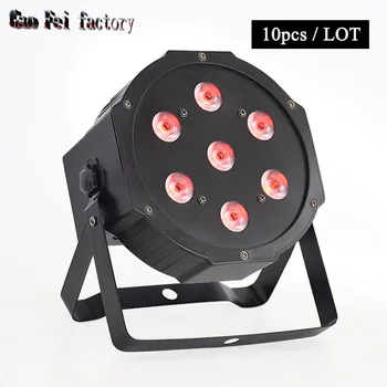 

Light Dj 7*12W Rgbw 4In1 Led Par Disco Light Mini Dmx Stage Lighting 8 Channels Led Uplights Stage Lighting Effect Light