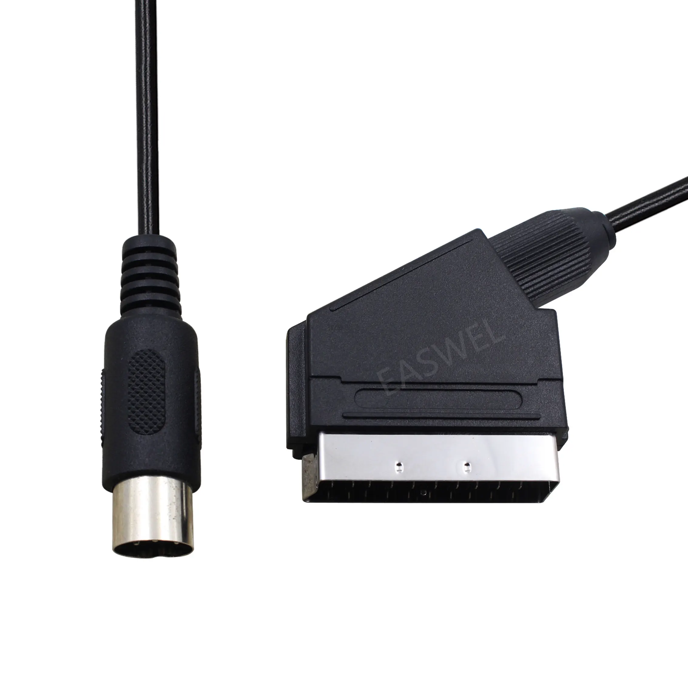 Высокое качество 1 8 м/6 футов ЕС Версия v контактный Scart кабель RGB AV кабели PAL для Sega