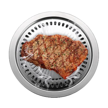 

Smokeless Barbecue Grill Pan Gas Household Non-Stick Gas Stove Plate Electric Stove Baking Tray BBQ Grill Barbecue Tools Outdoor