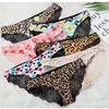Women's Sexy Lace Panties Seamless Cotton Breathable Panty Briefs Leopard Ice Silk Sexy Lingerie Fashion Low Waist Underwear ► Photo 1/6