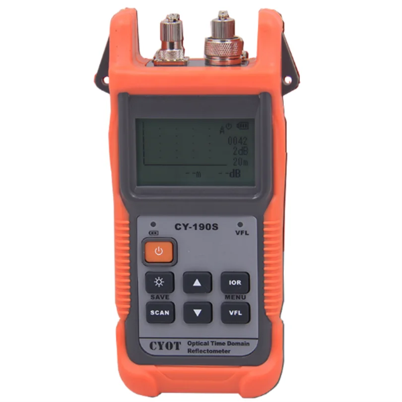 FC/PC разъем CY190S рефлектометр SM 60 км 1310/1550 нм 1 мВт VFL