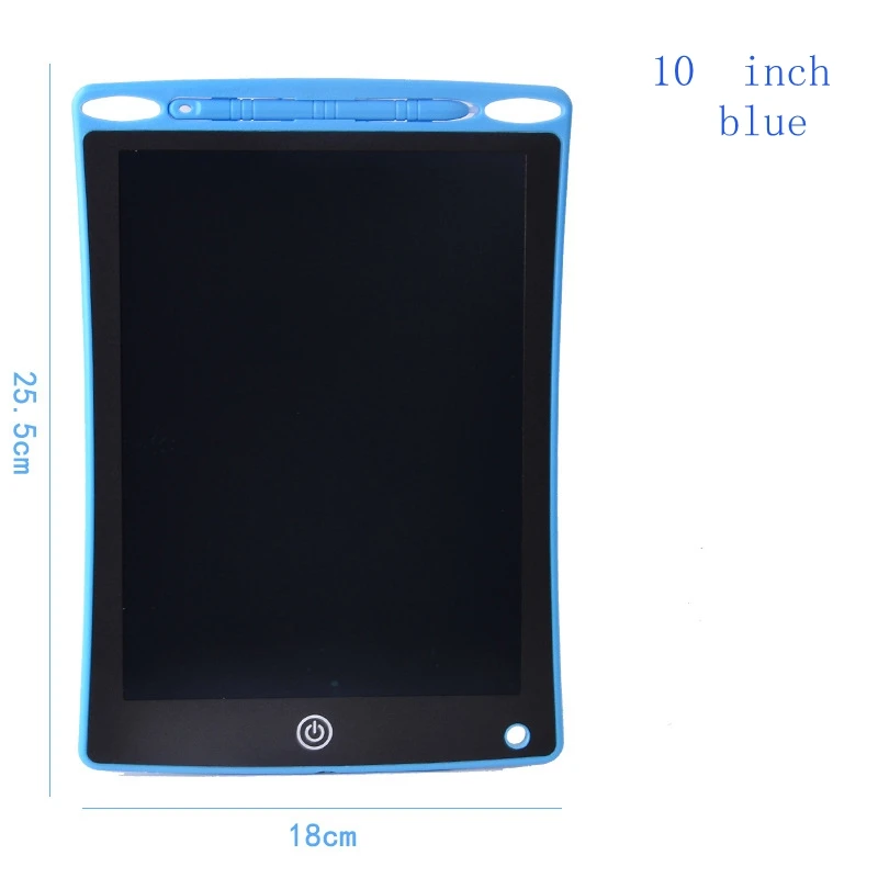 blue 10inch Волшебная книга многоразовая рисованная со светом Детская игрушка для разрисовывания светодиодный планшет набор развивающий веселый детский подарок для детей Прямая - Цвет: blue 10inch