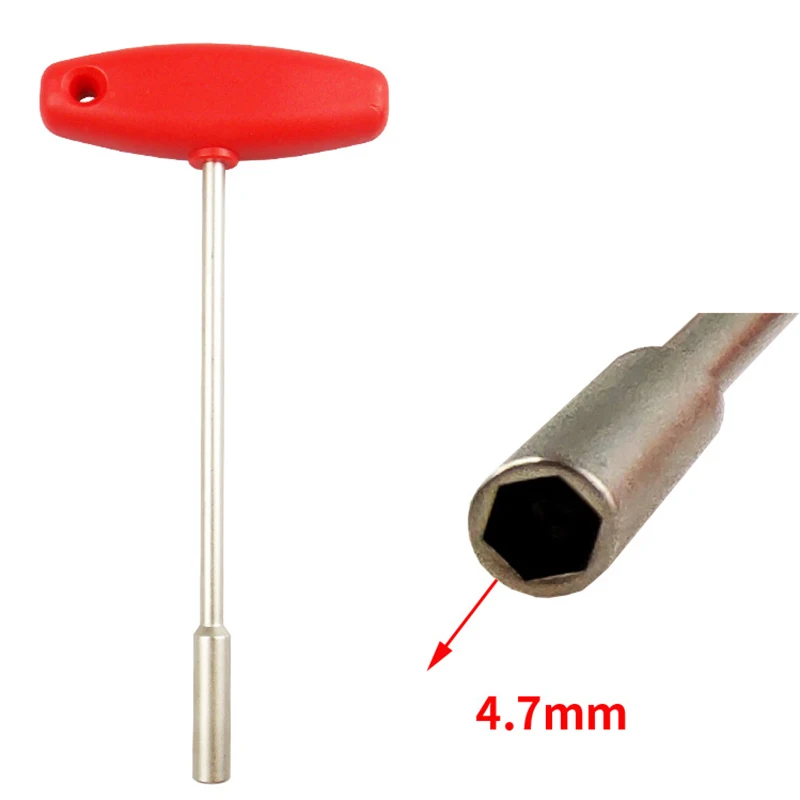 Bike Concealed Spoke Wrench T Shape Sleeve Wire Adjuster Built-in Spoke Cap Tool Hot selling bicycle accessory part