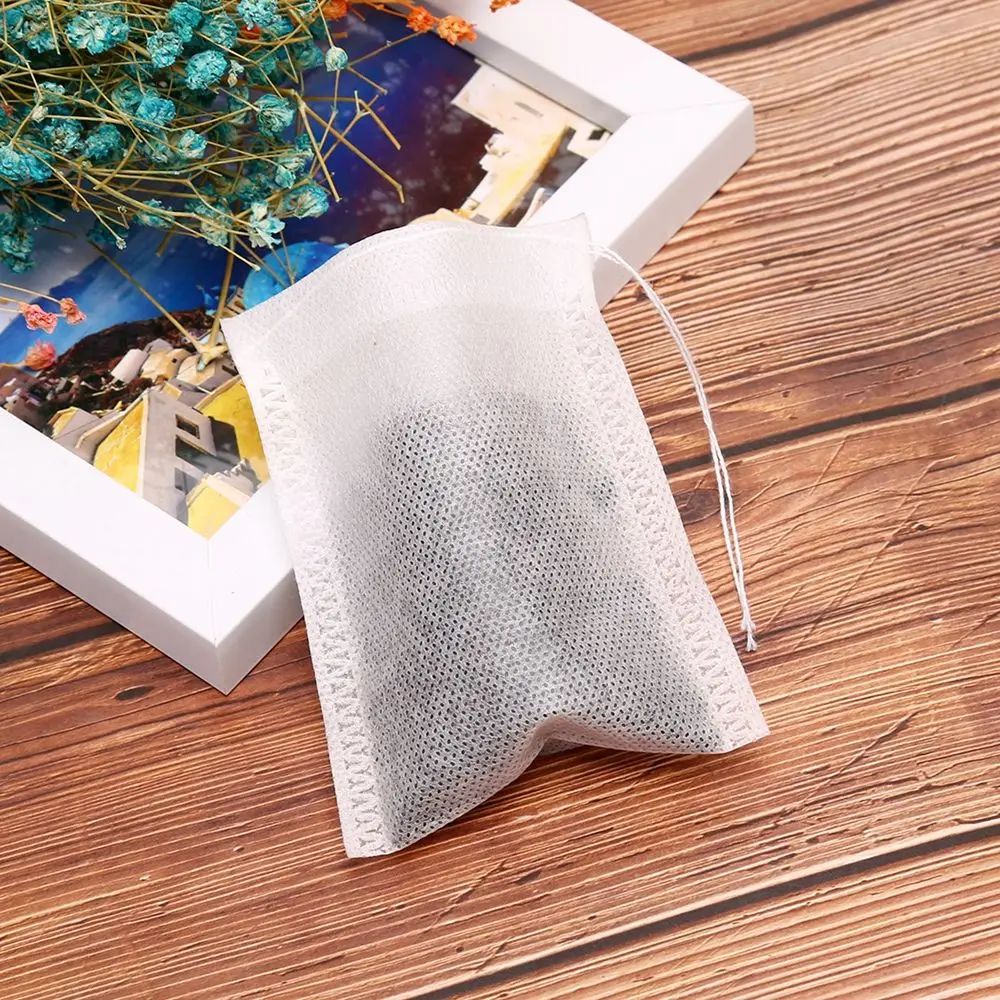 100 Pcs/Lot Round Tea Bags Empty Scented Tea Filter Bag With String Tie Heal Seal Paper Teabags For Herb Loose Disposable,disposable tea bags,disposable tea filter bags