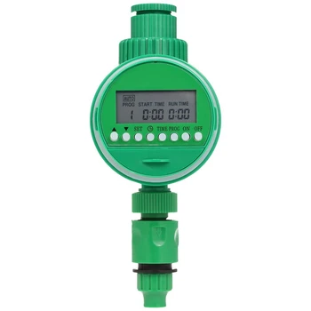 

Automatic Irrigation Timer, Single Outlet Hose Faucet Timer Digital LCD Electronic Household Water Timer Outdoor Waterproof Gard