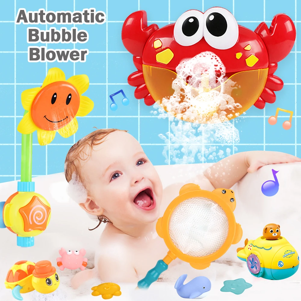Игрушка для ванны Bubble Frog & Crabs игрушка ванна купания мыльница игрушки детей с