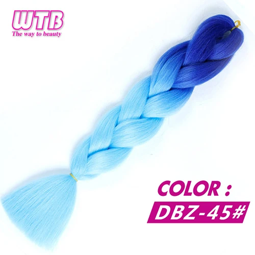 WTB длинные красные розовые Ombre Jumbo синтетические плетеные волосы для женщин крючком косички прическа высокая температура косички из волокна волос - Цвет: #22