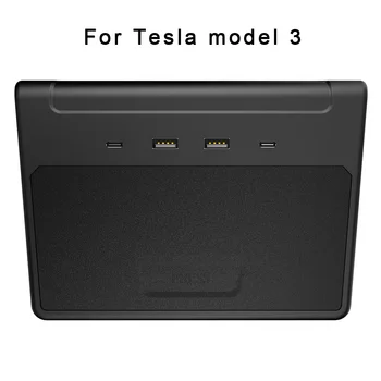 

ABS USB Expander Box Auto Memory 6 Ports In 1 For Tesla Model 3 Durable