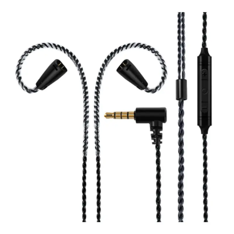 Headphone Cable MMCX with Mic for shure A2DC LS50 IM50 IM70 IE80 0 78 2Pin X3UB
