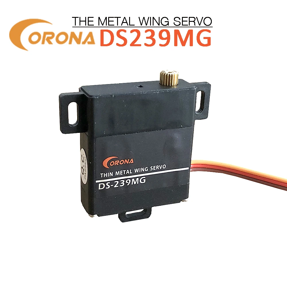 Цифровой металлический тонкий планер Сервопривод Corona DS239MG (металлическая