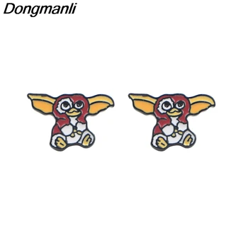 

P4207 Wholesale 20 pair/lot Cute Monster Studs Earrings For Womens Enamel Earrings Party Jewelry Gifts Girls