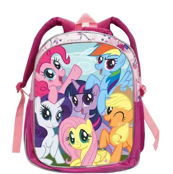 

New Fashion Pony School Bags for Girls Children Schoolbags Cartoon Animals Book Pack Kids Backpacks Mochila Escolar