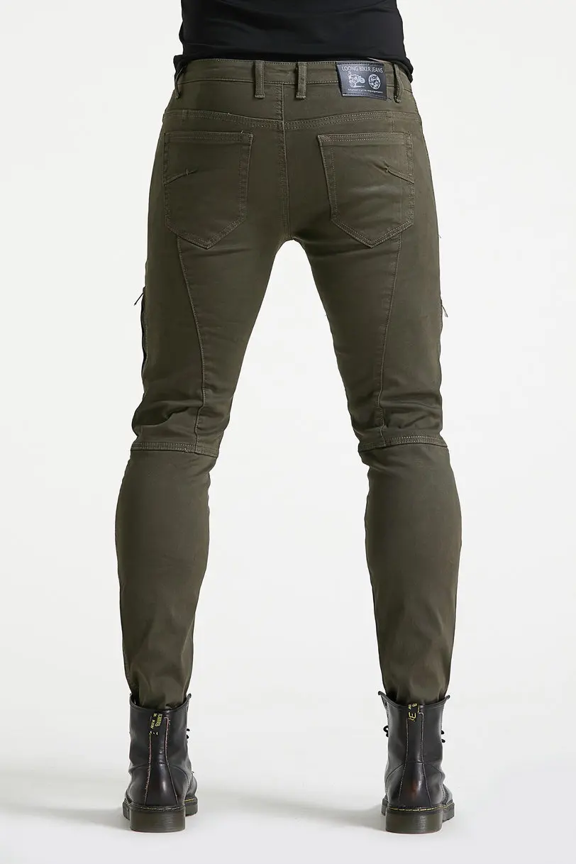 stealth protector  skinny Riding Jeans green  9