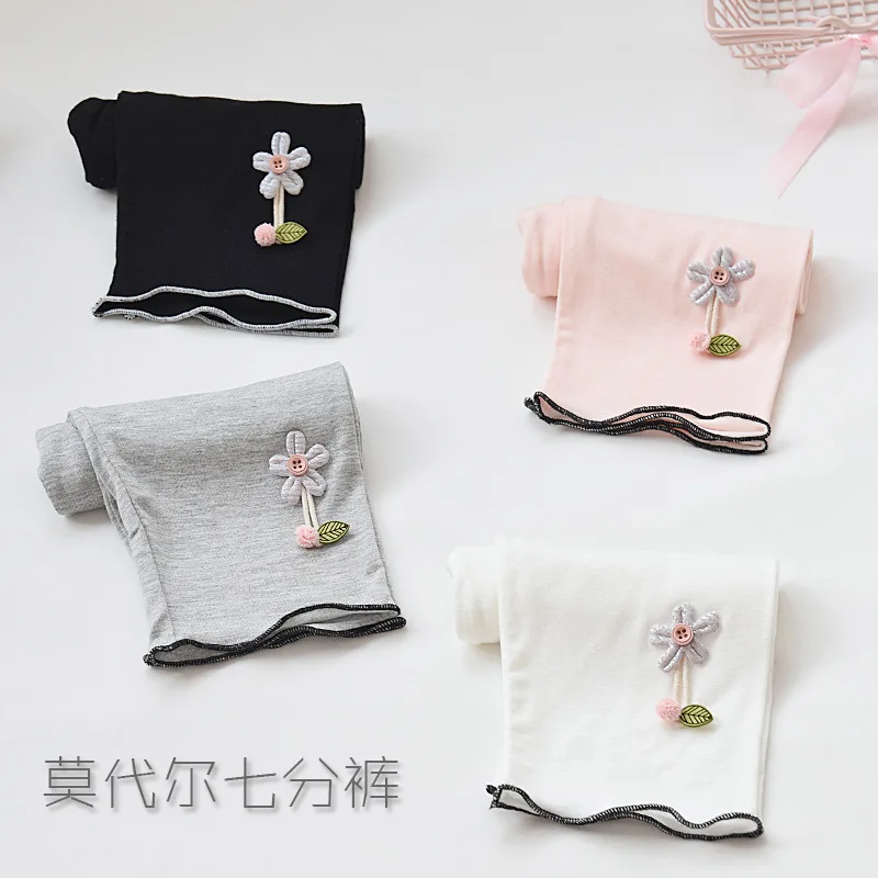 

Girls' leggings baby's thin cropped trousers safety pants girls summer anti-empty children's shorts