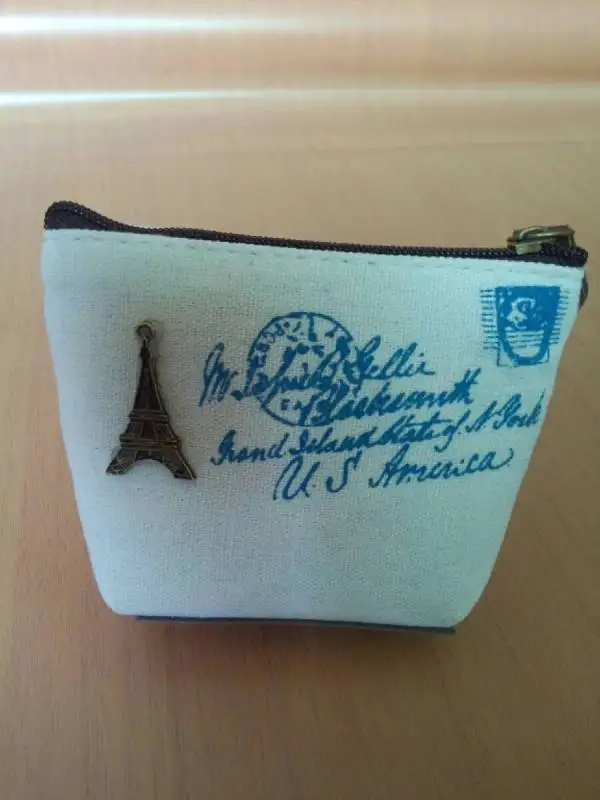 

Zakka Vintage Classic Nostalgic Simplicity Zip Coin Purse High Quality Small Canvas Coin Purse Key