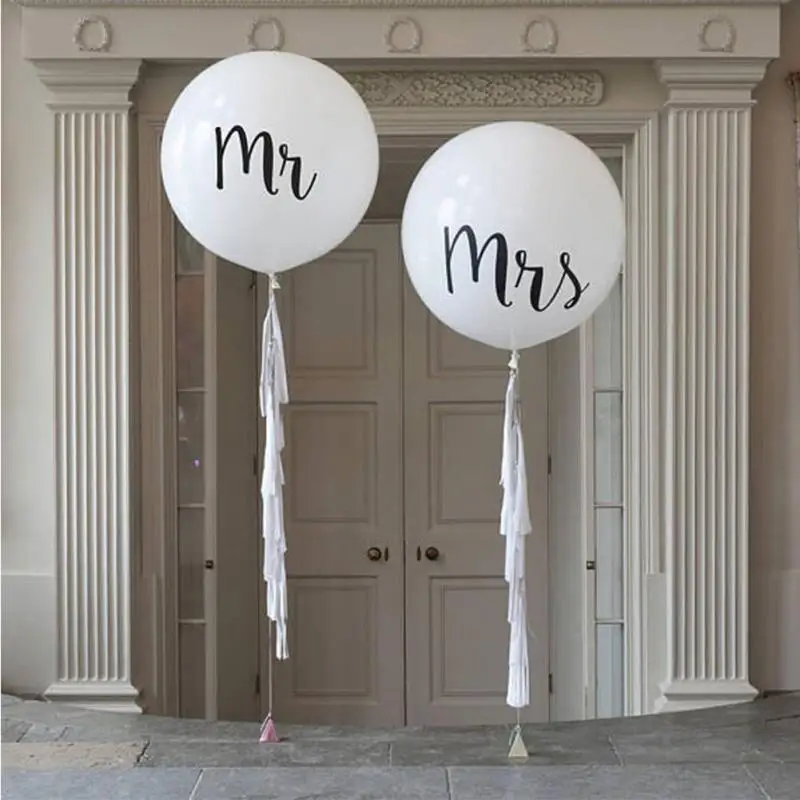 1pcs-Good-Quality-36inch-Round-White-Print-Mr-Mrs-Latex-Balloons-Happy-Wedding-Valentine-s-Day