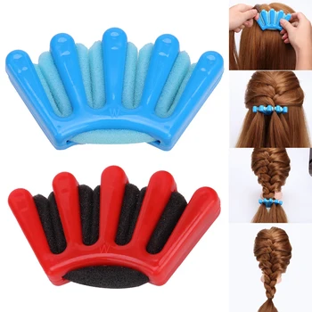

2Pcs/Set Magic DIY Lady Hair Braiding Tool Weave Plait Twist Hairstyling Braider Women Hair Style Tool 2Colors Women Hair Tool