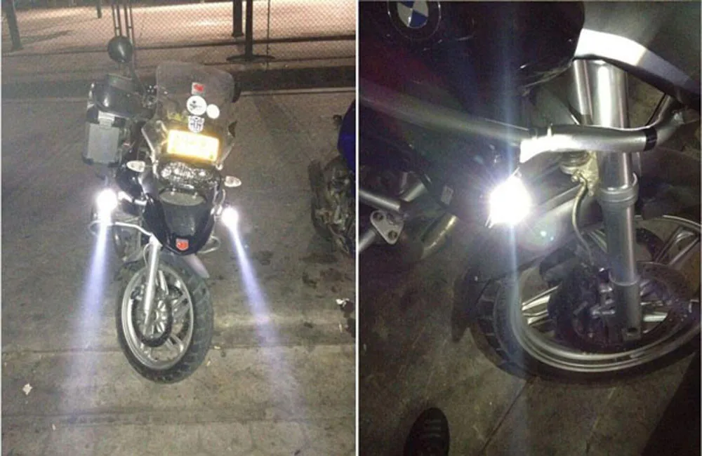 U5 15W 125W led motorcycle SPOT light (10)