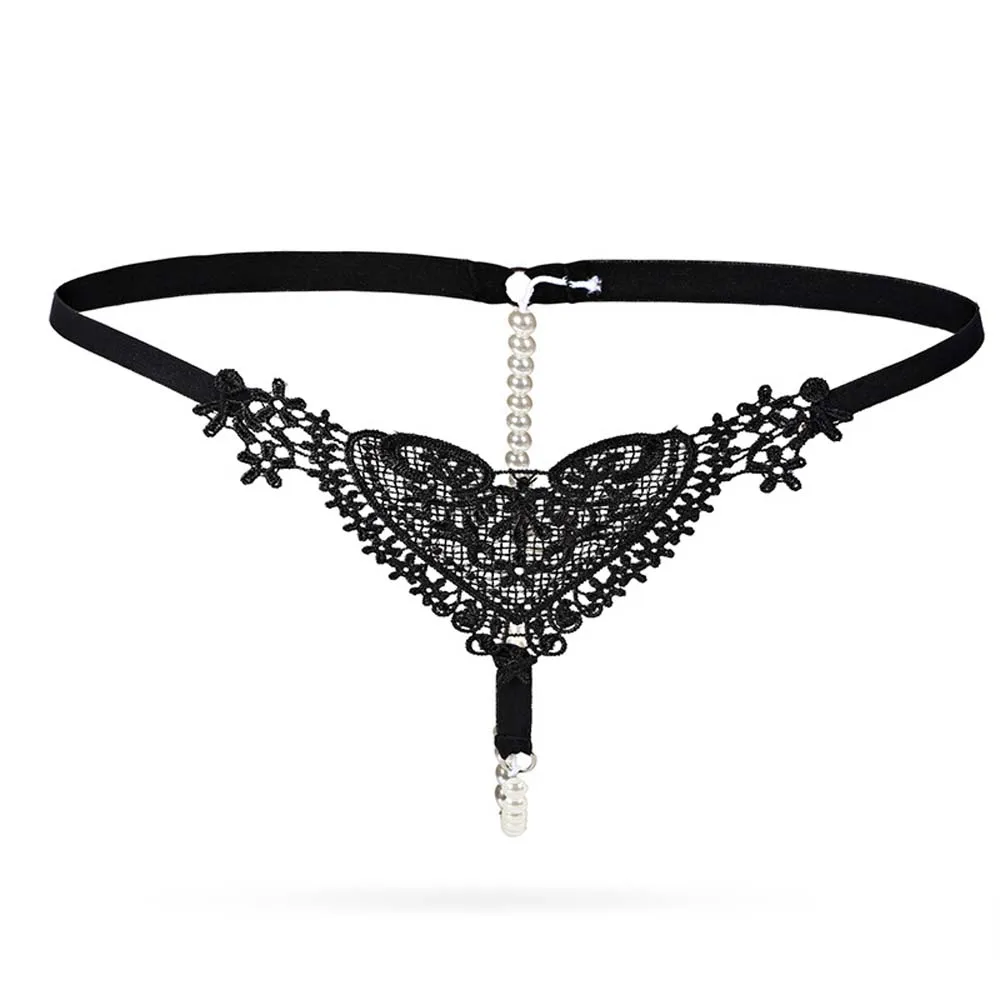 1 шт. эротические перламутровые стринги с вышивкой | Тематическая одежда и