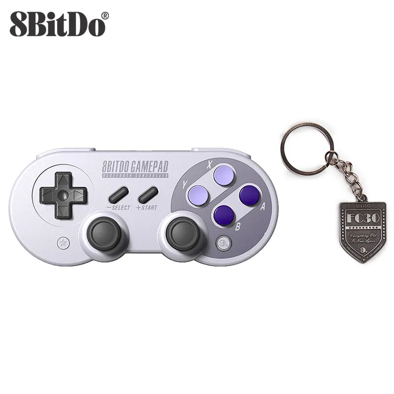 Skup 8bitdo SN30 Pro bezprzewodowy gamepad bluetooth kontroler z Joystick dla systemu Windows Android systemu macOS Nintendo przełącznik pary