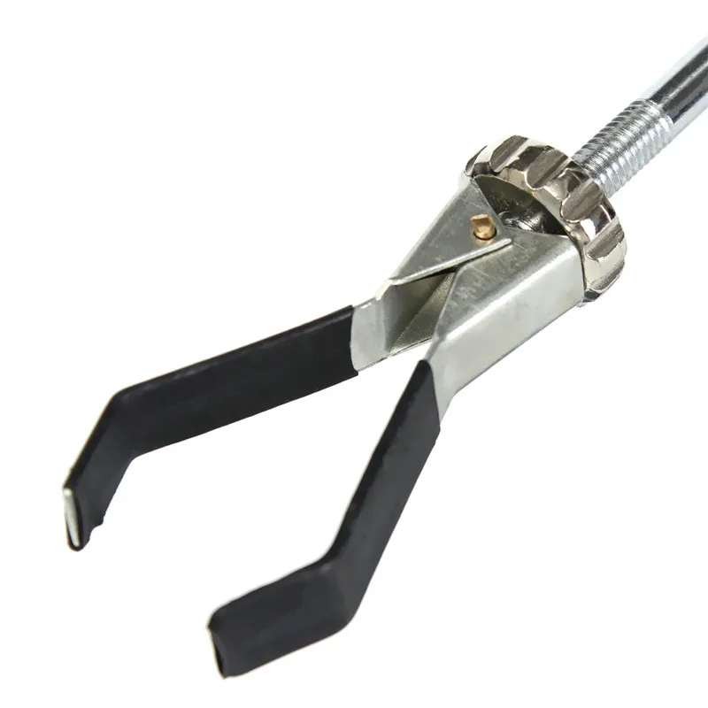 

1PC Silver Black Metal Mini Lab Bracket Laboratory Support Stand Alcohol Bottle School Rod Length 29cm