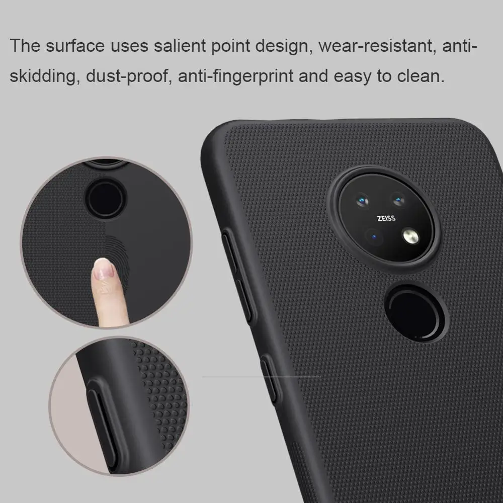 Чехол для Nokia 7,2, чехол для Nokia 6,2, NILLKIN, Супер Матовый чехол, Матовый ПК, задняя крышка, чехол для Nokia 6,2 7,2, подарок, держатель для телефона