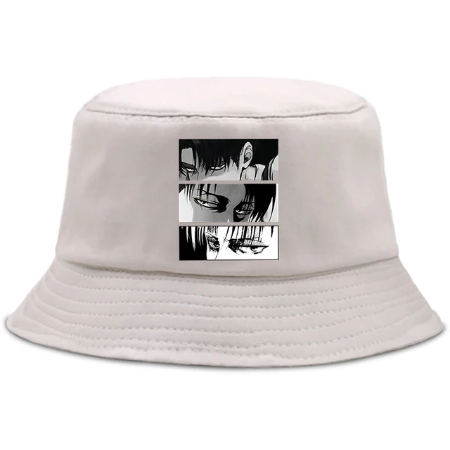 Levi Ackerman Eye Panama Bucket Cap 