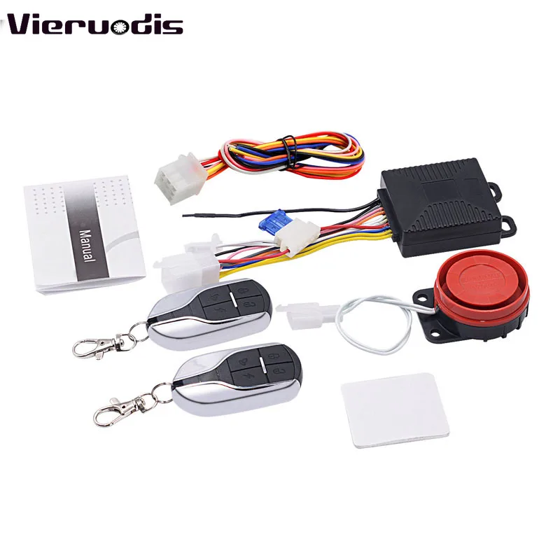 

Motorcycle Bicycle Modified Anti-theft Burglar Alarm 12V Remote Control Security Alarm Lock Universal Motorcycle Accessories