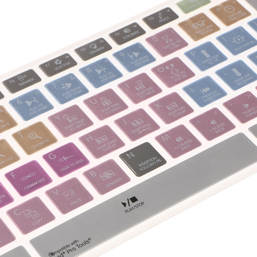 

Multi language Silicone Keyboard Cover for Apple Laptop G6 Avid Pro Tools