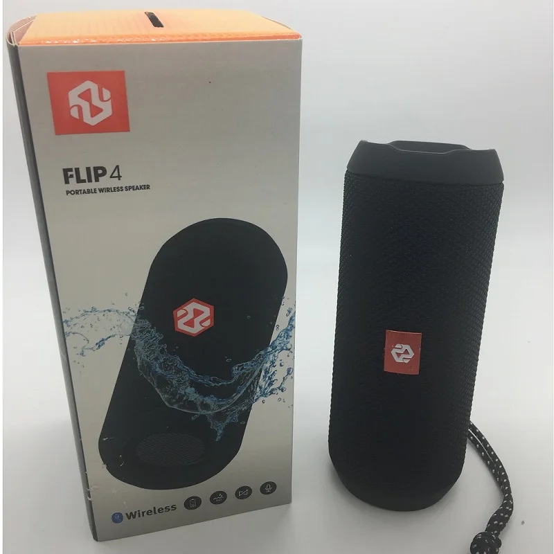 CrazyCube Flip 4 портативная Водонепроницаемая IPX7 Bluetooth колонка с 6 Вт двойным пассивным