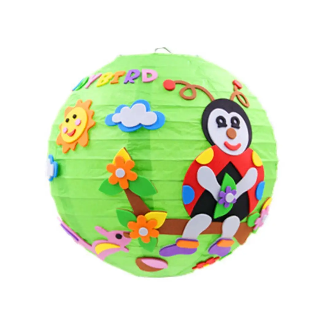 Lantern Festival Cartoon DIY Portable Illuminated Lantern multicolor Child Festival, Party Handmade - Цвет: type 4
