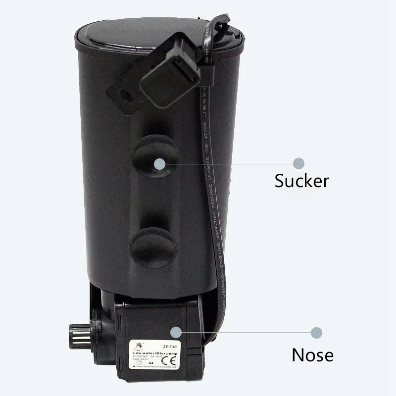 Hot Sale Aquarium Turtle Filter Quiet Flow Water Clean Pump Bio Filtration for Reptiles Tank Low Level Waterfall Filter