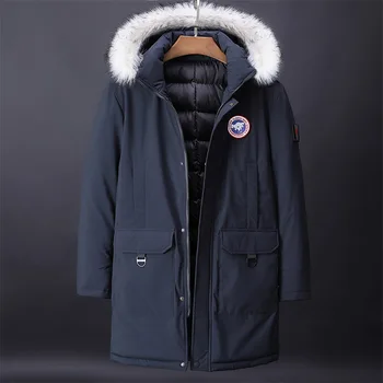 

L-10XL Oversized Men clothing Hooded Parkas Cold-proof mens jacket clothes winter jackets and coats Thicking winter jacket men