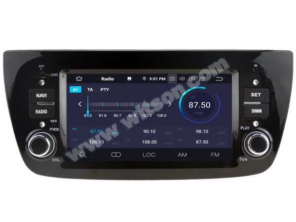 6," Android 9,0 Pie OS автомобильный мультимедийный навигатор gps радио для Fiat Doblo 2000- с большим углом обзора ips экран