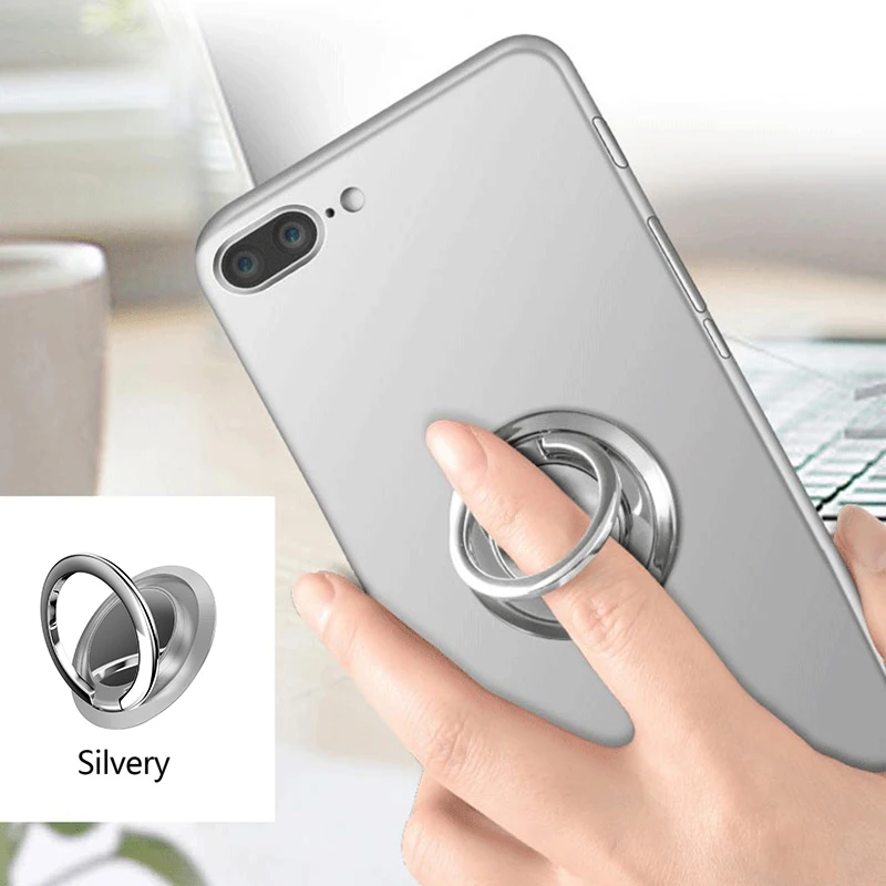 Universal 360°Finger Ring Phone Holder Ultra-thin metal stent accessories mobile phone holder magnetic finger ring for iphone | Мобильные