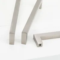 ที่จับตู้ ที่จับประตูห้องครัว ลูกบิดลิ้นชัก อลูมิเนียมอัลลอยด์ ที่จับประตูตู้เสื้อผ้า แปรงฮาร์ดแวร์สไตล์โมเดิร์น 6